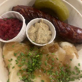 Pierogi Boys - Kielbasa & Pierogi Platter - Polish Near Me - Brooklyn, New York Pierogi Boys - Kielbasa & Pierogi Platter - Polish Near Me - Brooklyn, New York