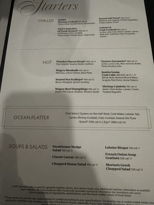 Menu photo 8 Morton's The Steakhouse Burbank, CA Menu photo 8 Morton's The Steakhouse Burbank, CA