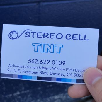 Downey Tinting - Business card - Home Window Tinting Near Me - Downey, California