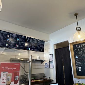 Fit Sips - Menu and ordering counter - Coffee & Tea Near Me - La Mirada, California