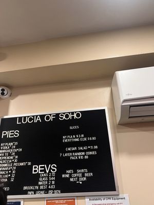 Lucia Pizza Of SoHo by null