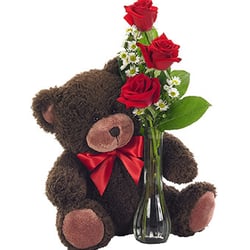Flowers By Tino - Add a plush bear to any order!