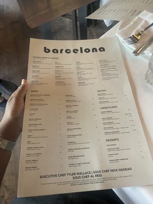 Menu photo 2 Barcelona Inman Park Atlanta, GA