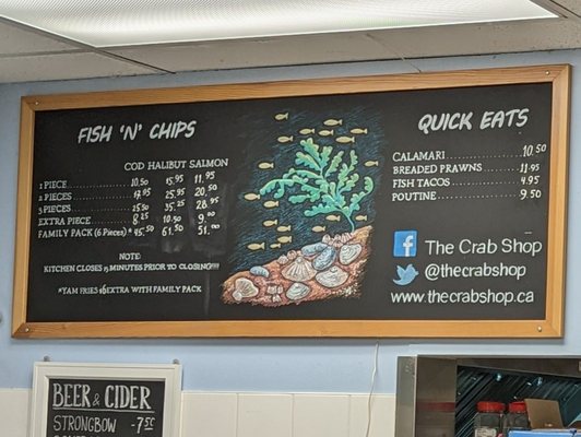 Menu photo 2 The Crab Shop North Vancouver, BC Menu photo 2 The Crab Shop North Vancouver, BC