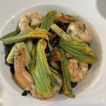 Massimo Restaurant - Squid ink pasta with shrimp - Italian Near Me - Providence, Rhode Island Massimo Restaurant - Squid ink pasta with shrimp - Italian Near Me - Providence, Rhode Island
