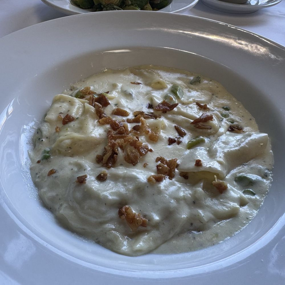 Bistro Arancini - Ravioli Carbonara - Italian Near Me - Burlingame, California