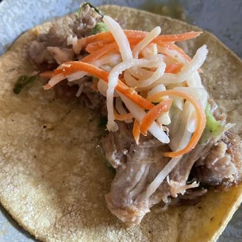 Falansai - Carnitas on tortilla with pickled veggies - Vietnamese Near Me - Brooklyn, New York