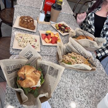 Urban Deli - We tried both regular and vegan options here and it was all fantastic! The vegan chicken salad was the star of the how here. Yum! - Delis Near Me - Savannah, Georgia