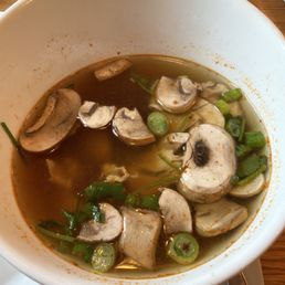 Thai soup with chicken