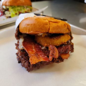 Eat Crispy Burger Convoy - Cowboy Burger! Yum! - Burgers Near Me - San Diego, California