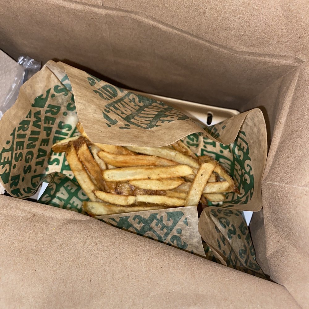 Wingstop - Fries apparently this is the amount they give you. - Chicken Wings Near Me - Orange, California Wingstop - Fries apparently this is the amount they give you. - Chicken Wings Near Me - Orange, California