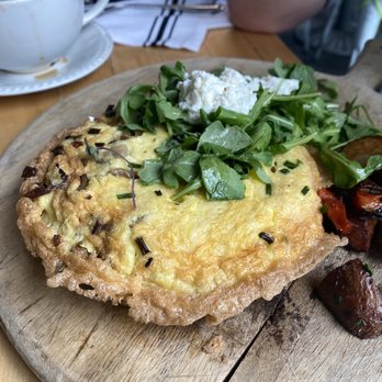 Terrain Cafe - Wild Mushroom Frittata* - New American Near Me - Westport, Connecticut Terrain Cafe - Wild Mushroom Frittata* - New American Near Me - Westport, Connecticut
