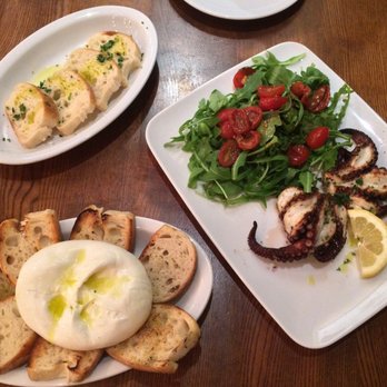 Spacca Napoli - Burrata and Polpo Grigliato - Pizza Near Me - Chicago, Illinois