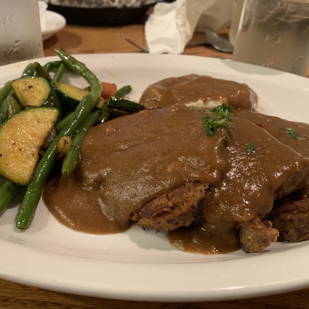 Cousins' - Meatloaf with mashed potatoes, and veggies. It was ok but think I would prefer my own. Nice to sit inside and the staff was nice. - Sandwiches Near Me - The Dalles, Oregon
