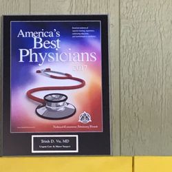 Hercules Medical Clinic Urgent Care Center - Saw this award on my last visit.