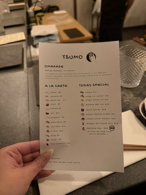 Menu photo 6 Tsumo Omakase New York, NY Menu photo 6 Tsumo Omakase New York, NY