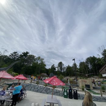 Raptor Falls - Outside - Mini Golf Near Me - Arundel, Maine