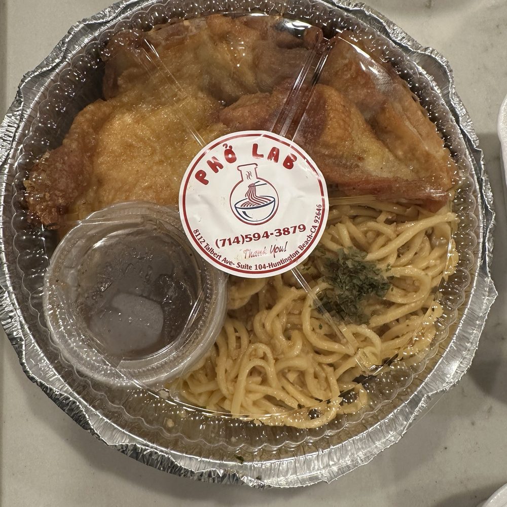 Pho Lab - Crispy Chicken Garlic Noodles - Vietnamese Near Me - Huntington Beach, California Pho Lab - Crispy Chicken Garlic Noodles - Vietnamese Near Me - Huntington Beach, California
