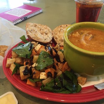 Souper Jenny Westside - Cauliflower fennel soup with roasted sweet potato and turnip salad. - Soup Near Me - Atlanta, Georgia Souper Jenny Westside - Cauliflower fennel soup with roasted sweet potato and turnip salad. - Soup Near Me - Atlanta, Georgia