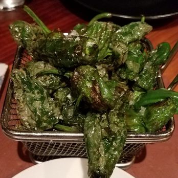 Sensi - Patron peppers, not spicy (wish they were!) But a tasty snack on the side - Tapas/Small Plates Near Me - Barcelona, B Sensi - Patron peppers, not spicy (wish they were!) But a tasty snack on the side - Tapas/Small Plates Near Me - Barcelona, B