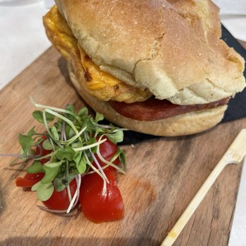 DOMU - Egg and spam sando - only available for brunch on Saturday & Sunday - IG: @zachcoastalgreenberg - Ramen Near Me - Orlando, Florida