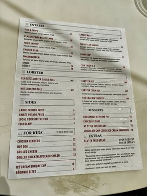 Menu photo 6 Clam Bar at Napeague Amagansett, NY Menu photo 6 Clam Bar at Napeague Amagansett, NY