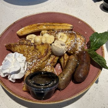 Just Brunch Breakfast Bar - Banana foster French toast - Breakfast & Brunch Near Me - Duluth, Georgia