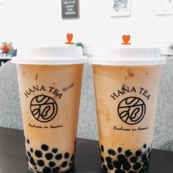 Hana Tea - Milk tea with boba: 125% sweet Brown sugar milk tea with boba: 125% sweet - Bubble Tea Near Me - Honolulu, Hawaii
