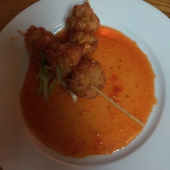 Sea Thai - Shrimp and Chicken appetizer (the sauce was sooo good) - Thai Near Me - Brooklyn, New York Sea Thai - Shrimp and Chicken appetizer (the sauce was sooo good) - Thai Near Me - Brooklyn, New York