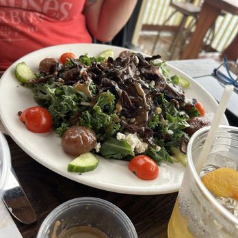 The Boardwalk - Mushroom salad, those grilled onions were so yummy! - Seafood Near Me - Put In Bay, Ohio The Boardwalk - Mushroom salad, those grilled onions were so yummy! - Seafood Near Me - Put In Bay, Ohio