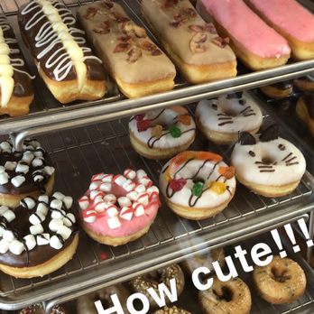 Donut Factory - I love how innovative they are with their donuts! How cute is that kitty donut!? - Donuts Near Me - Visalia, California Donut Factory - I love how innovative they are with their donuts! How cute is that kitty donut!? - Donuts Near Me - Visalia, California