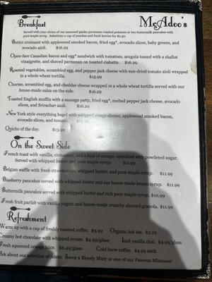 Menu photo 5 McAdoo's Elko, NV