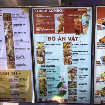Kinghouse Vietkitchen  - the menu - Desserts Near Me - Lawrenceville, Georgia