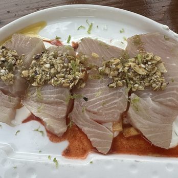 Orchard City Kitchen - Hamachi crudo - New American Near Me - Campbell, California