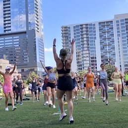 Outdoor voices & motiv cardio dance workout