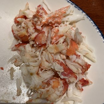 Red Lobster - Half of my king crab after I cracked it, the only good thing about this visit. - Seafood Near Me - Mesa, Arizona Red Lobster - Half of my king crab after I cracked it, the only good thing about this visit. - Seafood Near Me - Mesa, Arizona
