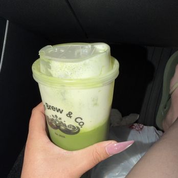 Aun Brew & Co - Dairy free banana Matcha - Coffee & Tea Near Me - Rancho Cordova, California Aun Brew & Co - Dairy free banana Matcha - Coffee & Tea Near Me - Rancho Cordova, California