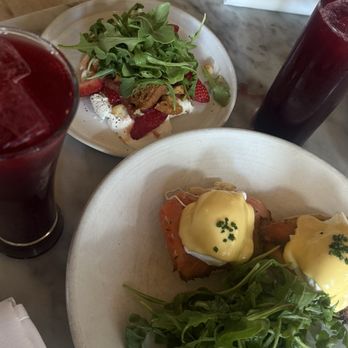 Celestine - Burrata and eggs Norwegian - Mediterranean Near Me - Brooklyn, New York