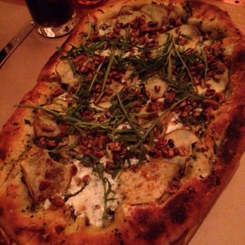 Upland - Pear pizza! - New American Near Me - New York, New York