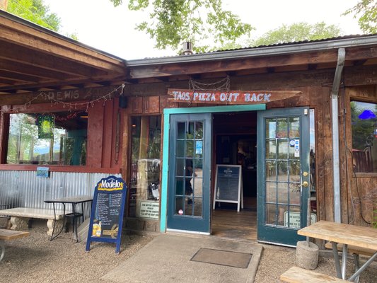 Taos Pizza Out Back by null