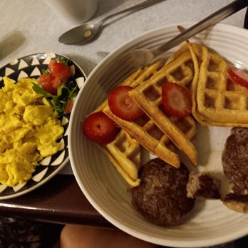Cedar Oak Café - Belgium waffles side of scrambled eggs. Hot coffee was incredible! - Coffee & Tea Near Me - St. Marys, Georgia Cedar Oak Café - Belgium waffles side of scrambled eggs. Hot coffee was incredible! - Coffee & Tea Near Me - St. Marys, Georgia