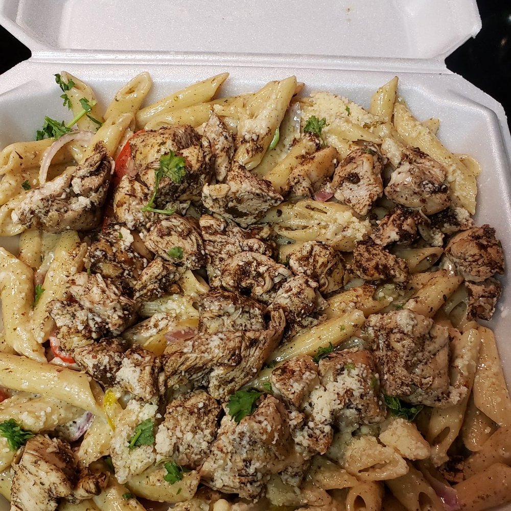 Rasta Pasta w/ Jerk Chicken Rasta Pasta w/ Jerk Chicken