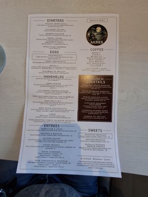 Menu photo 2 Akres Astoria, OR