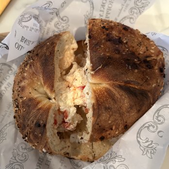 Olde Brooklyn Bagel Shoppe - sad burnt everything bagel. bagel good, burn bad. - Bagels Near Me - Brooklyn, New York Olde Brooklyn Bagel Shoppe - sad burnt everything bagel. bagel good, burn bad. - Bagels Near Me - Brooklyn, New York