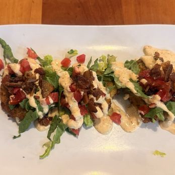 Ruby Sunshine Charlotte Southend - Fried Green Tomatoes Starter - Breakfast & Brunch Near Me - Charlotte, North Carolina Ruby Sunshine Charlotte Southend - Fried Green Tomatoes Starter - Breakfast & Brunch Near Me - Charlotte, North Carolina