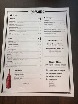 Menu photo 1 Paesanos Sacramento, CA Menu photo 1 Paesanos Sacramento, CA