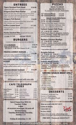 Menu photo 7 Cafe Smok N Pi De Soto, MO Menu photo 7 Cafe Smok N Pi De Soto, MO