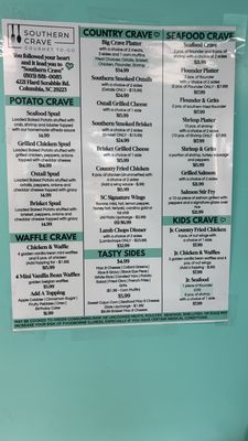 Menu photo 1 Southern Crave Columbia, SC Menu photo 1 Southern Crave Columbia, SC