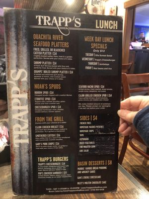 Menu photo 3 Trapps West Monroe, LA Menu photo 3 Trapps West Monroe, LA