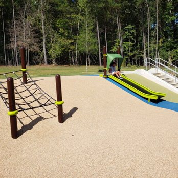 River Bend Park - Slide with rollers - Playgrounds Near Me - Raleigh, North Carolina
